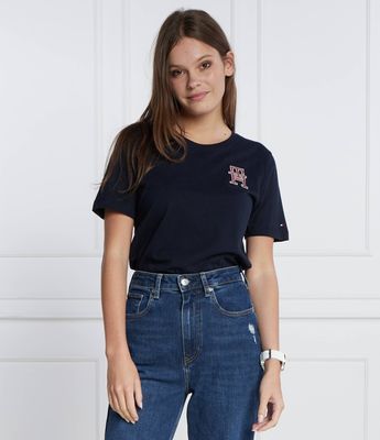 Bluzka damska casual Tommy Hilfiger ze sklepu: Gomez Fashion Store w kategorii: Bluzki damskie - zdjęcie 874714-BD9-10338_TH235W000019F23