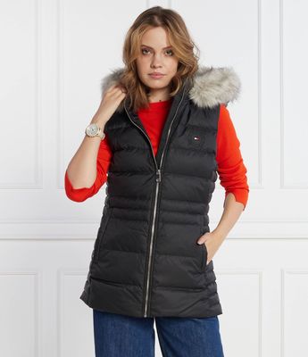 Kamizelka damska casual Tommy Hilfiger ze sklepu: Gomez Fashion Store w kategorii: Kamizelki damskie - zdjęcie 874714-BD9-10338_TH235W000058D12