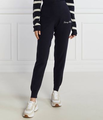 Spodnie damskie na jesień Tommy Hilfiger ze sklepu: Gomez Fashion Store w kategorii: Spodnie damskie - zdjęcie 874714-BD9-10338_TH235W000085F23