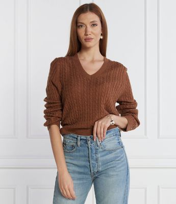 Tommy Hilfiger - Sweter damski casual ze sklepu: Gomez Fashion Store w kategorii: Swetry damskie - zdjęcie 874714-BD9-10338_TH235W000092D95