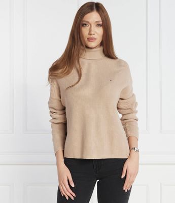 Sweter damski zimowy Tommy Hilfiger ze sklepu: Gomez Fashion Store w kategorii: Swetry damskie - zdjęcie 874714-BD9-10338_TH235W000094838