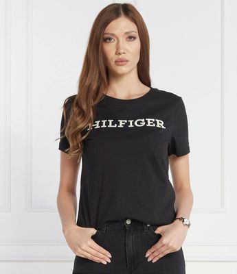 Bluzka damska wiosenna Tommy Hilfiger ze sklepu: Gomez Fashion Store w kategorii: Bluzki damskie - zdjęcie 874714-BD9-10338_TH235W000055D12