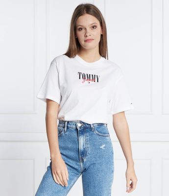 Tommy Jeans - Bluzka damska na wiosnę ze sklepu: Gomez Fashion Store w kategorii: Bluzki damskie - zdjęcie 874714-BD9-10338_TM235W000108D90