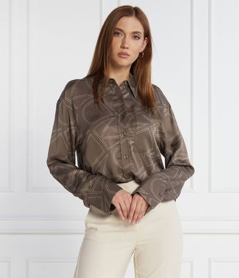 Koszula damska Calvin Klein ze sklepu: Gomez Fashion Store w kategorii: Koszule damskie - zdjęcie 874714-BD9-10338_CK235W000036B00