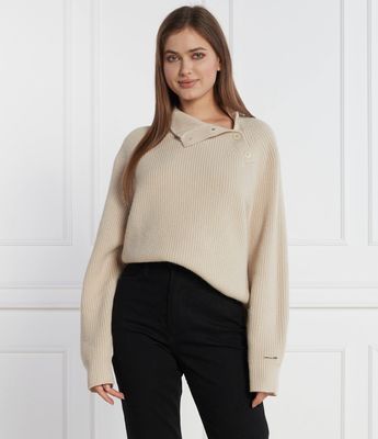 Calvin Klein - Sweter damski na zimę ze sklepu: Gomez Fashion Store w kategorii: Swetry damskie - zdjęcie 874714-BD9-10338_CK235W000043389