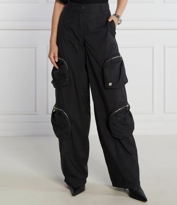 Spodnie damskie jesienne HUGO ze sklepu: Gomez Fashion Store w kategorii: Spodnie damskie - zdjęcie 874714-BD9-10338_BU235W000070001