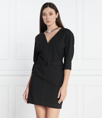Sukienka na jesień HUGO ze sklepu: Gomez Fashion Store w kategorii: Sukienki - zdjęcie 874714-BD9-10338_BU235W000085001