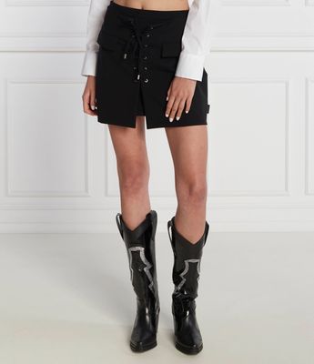 HUGO - Spódnica casual wiosenna ze sklepu: Gomez Fashion Store w kategorii: Spódnice - zdjęcie 874714-BD9-10338_BU235W000087001