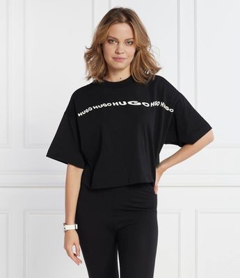 Bluzka damska na wiosnę HUGO ze sklepu: Gomez Fashion Store w kategorii: Bluzki damskie - zdjęcie 874714-BD9-10338_BU235W000115002