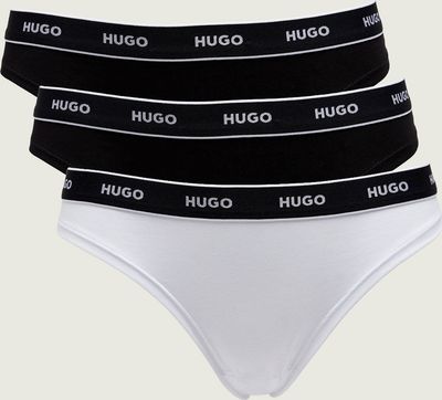 Majtki damskie z napisami Hugo Bodywear ze sklepu: Gomez Fashion Store w kategorii: Majtki damskie - zdjęcie 874714-BD9-10338_BZ235W000003970