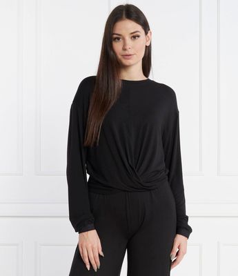 Bluzka damska jesienna Hugo Bodywear ze sklepu: Gomez Fashion Store w kategorii: Bluzki damskie - zdjęcie 874714-BD9-10338_BZ235W000040001