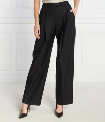 BOSS BLACK - Spodnie damskie jesienne ze sklepu: Gomez Fashion Store w kategorii: Spodnie damskie - zdjęcie 874714-BD9-10338_BB235W000012001
