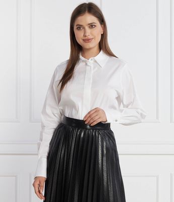 BOSS BLACK - Koszula damska elegancka ze sklepu: Gomez Fashion Store w kategorii: Koszule damskie - zdjęcie 874714-BD9-10338_BB235W000024100