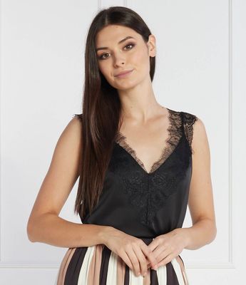 BOSS BLACK - Bluzka damska w stylu glamour ze sklepu: Gomez Fashion Store w kategorii: Bluzki damskie - zdjęcie 874714-BD9-10338_BB235W000026001
