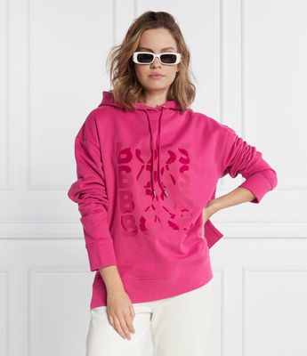 BOSS BLACK - Bluza damska w stylu młodzieżowym ze sklepu: Gomez Fashion Store w kategorii: Bluzy damskie - zdjęcie 874714-BD9-10338_BB235W000040674