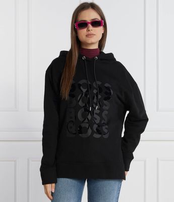 Bluza damska młodzieżowa jesienna BOSS BLACK ze sklepu: Gomez Fashion Store w kategorii: Bluzy damskie - zdjęcie 874714-BD9-10338_BB235W000040002