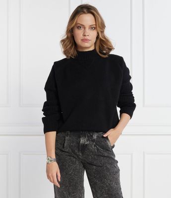 Sweter damski casual BOSS BLACK ze sklepu: Gomez Fashion Store w kategorii: Swetry damskie - zdjęcie 874714-BD9-10338_BB235W000052001