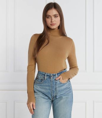 Sweter damski na zimę casual BOSS BLACK ze sklepu: Gomez Fashion Store w kategorii: Swetry damskie - zdjęcie 874714-BD9-10338_BB235W000056260