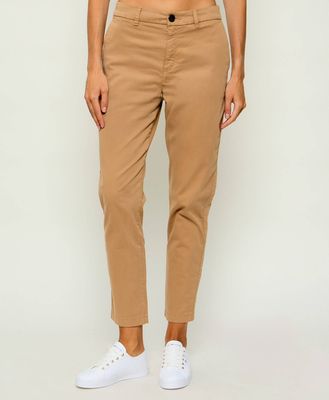 Spodnie damskie na lato wiosenne BOSS ORANGE ze sklepu: Gomez Fashion Store w kategorii: Spodnie damskie - zdjęcie 874714-BD9-10338_BO235W000001260