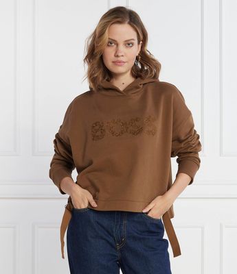 Bluza damska jesienna BOSS ORANGE ze sklepu: Gomez Fashion Store w kategorii: Bluzy damskie - zdjęcie 874714-BD9-10338_BO235W000008220