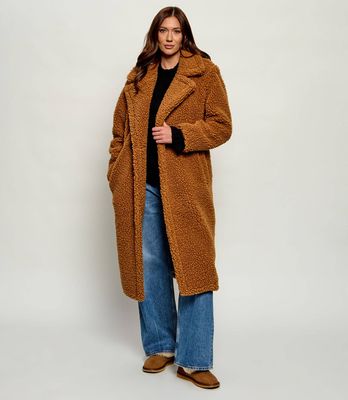 Płaszcz damski casual UGG ze sklepu: Gomez Fashion Store w kategorii: Płaszcze damskie - zdjęcie 874714-BD9-10338_UG235W000013008