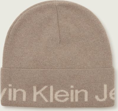 Czapka zimowa damska Calvin Klein Jeans ze sklepu: Gomez Fashion Store w kategorii: Czapki zimowe damskie - zdjęcie 874714-BD9-10338_CJ235W000059303