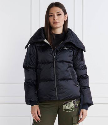 Kurtka damska jesienna Aeronautica Militare ze sklepu: Gomez Fashion Store w kategorii: Kurtki damskie - zdjęcie 874714-BD9-10338_AM235W000005001