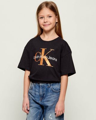 Bluzka dziewczęca letnia Calvin Klein Jeans ze sklepu: Gomez Fashion Store w kategorii: Bluzki dziewczęce