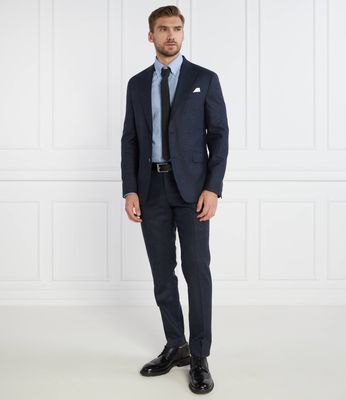 Garnitur męski jesienny Oscar Jacobson ze sklepu: Gomez Fashion Store w kategorii: Garnitury męskie - zdjęcie 874714-BD9-10338_OJ235M000004028