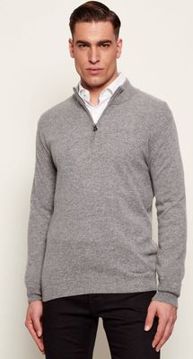Sweter męski casual na zimę Oscar Jacobson ze sklepu: Gomez Fashion Store w kategorii: Swetry męskie - zdjęcie 874714-BD9-10338_OJ235M000016044