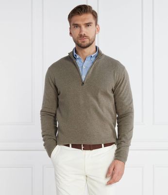 Sweter męski casual Oscar Jacobson ze sklepu: Gomez Fashion Store w kategorii: Swetry męskie - zdjęcie 874714-BD9-10338_OJ235M000016074
