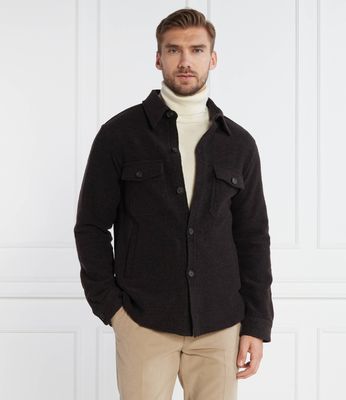 Koszula męska z klasycznym kołnierzykiem Oscar Jacobson ze sklepu: Gomez Fashion Store w kategorii: Koszule męskie - zdjęcie 874714-BD9-10338_OJ235M000019077
