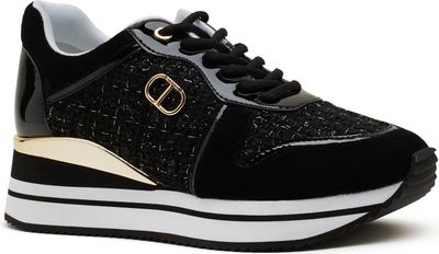 Buty sportowe damskie na wiosnę Twinset ze sklepu: Gomez Fashion Store w kategorii: Buty sportowe damskie - zdjęcie 874714-BD9-10338_TS235W000002842
