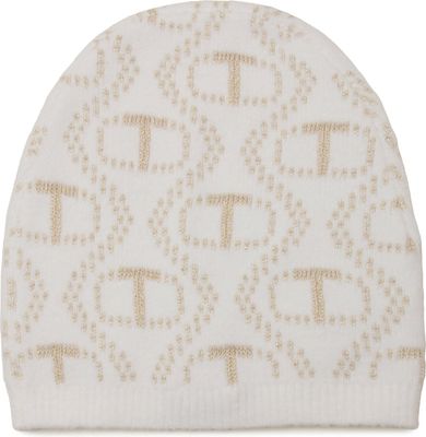 Czapka zimowa damska Twinset ze sklepu: Gomez Fashion Store w kategorii: Czapki zimowe damskie - zdjęcie 874714-BD9-10338_TS235W000055299
