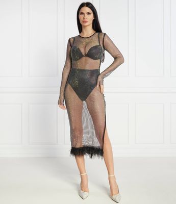 Sukienka elegancka na wiosnę Patrizia Pepe ze sklepu: Gomez Fashion Store w kategorii: Sukienki - zdjęcie 874714-BD9-10338_PK235W000010049
