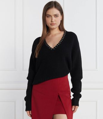 Sweter damski Patrizia Pepe ze sklepu: Gomez Fashion Store w kategorii: Swetry damskie - zdjęcie 874714-BD9-10338_PK235W000040049