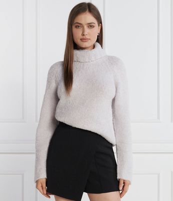 Sweter damski casual Patrizia Pepe ze sklepu: Gomez Fashion Store w kategorii: Swetry damskie - zdjęcie 874714-BD9-10338_PK235W000042360