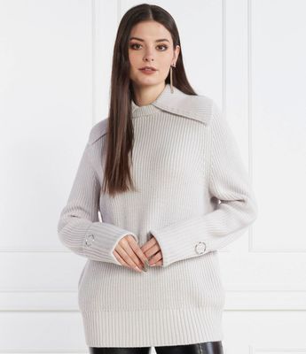 Sweter damski Patrizia Pepe ze sklepu: Gomez Fashion Store w kategorii: Swetry damskie - zdjęcie 874714-BD9-10338_PK235W000043360