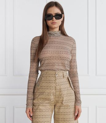 Bluzka damska casualowa Patrizia Pepe ze sklepu: Gomez Fashion Store w kategorii: Bluzki damskie - zdjęcie 874714-BD9-10338_PK235W000044366