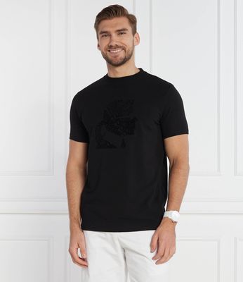 Karl Lagerfeld - T-shirt męski ze sklepu: Gomez Fashion Store w kategorii: T-shirty męskie - zdjęcie 874714-BD9-10338_KL235M000017990