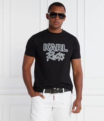 Karl Lagerfeld - T-shirt męski ze sklepu: Gomez Fashion Store w kategorii: T-shirty męskie - zdjęcie 874714-BD9-10338_KL235M000024991