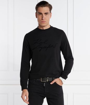 T-shirt męski casual Karl Lagerfeld ze sklepu: Gomez Fashion Store w kategorii: T-shirty męskie - zdjęcie 874714-BD9-10338_KL235M000043990