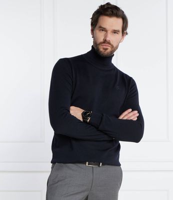 Sweter męski na zimę casualowy Karl Lagerfeld ze sklepu: Gomez Fashion Store w kategorii: Swetry męskie - zdjęcie 874714-BD9-10338_KL235M000128690