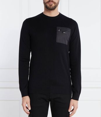 Sweter męski casual Karl Lagerfeld ze sklepu: Gomez Fashion Store w kategorii: Swetry męskie - zdjęcie 874714-BD9-10338_KL235M000141990