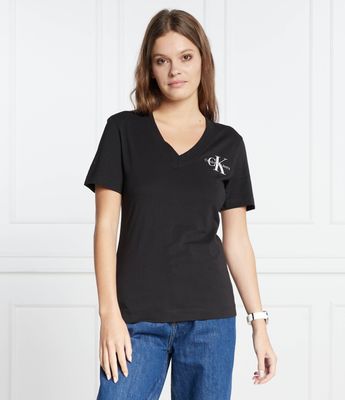 Bluzka damska wiosenna Calvin Klein Jeans ze sklepu: Gomez Fashion Store w kategorii: Bluzki damskie - zdjęcie 874714-BD9-10338_CJ235W000129A81