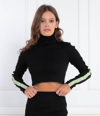 Bluzka damska jesienna Calvin Klein Jeans ze sklepu: Gomez Fashion Store w kategorii: Bluzki damskie - zdjęcie 874714-BD9-10338_CJ235W000147A81