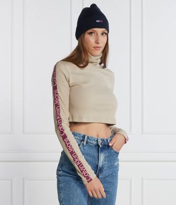 Calvin Klein Jeans - Bluzka damska ze sklepu: Gomez Fashion Store w kategorii: Bluzki damskie - zdjęcie 874714-BD9-10338_CJ235W000147303