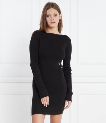 Sukienka casualowa Calvin Klein Jeans ze sklepu: Gomez Fashion Store w kategorii: Sukienki - zdjęcie 874714-BD9-10338_CJ235W000165A81