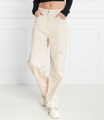 Spodnie damskie casual Calvin Klein Jeans ze sklepu: Gomez Fashion Store w kategorii: Spodnie damskie - zdjęcie 874714-BD9-10338_CJ235W000211604