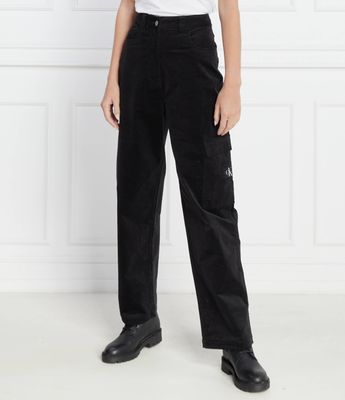 Calvin Klein Jeans - Spodnie damskie ze sklepu: Gomez Fashion Store w kategorii: Spodnie damskie - zdjęcie 874714-BD9-10338_CJ235W000211A81